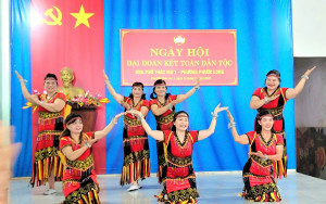 Ngày hội đại đoàn kết toàn dân tộc khu phố Thác Mơ 1, phường Phước Long