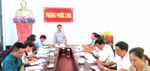 Phường Phước Long họp Ủy ban bầu cử phường