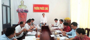 PHƯỜNG PHƯỚC LONG HỌP ỦY BAN BẦU CỬ