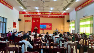 PHƯỜNG PHƯỚC LONG TỔ CHỨC HỘI NGHỊ TẬP HUẤN KỸ NĂNG TĂNG CƯỜNG BẢO VỆ NỀN TẢNG TƯ TƯỞNG CỦA ĐẢNG NĂM 2025