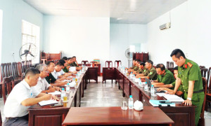 UBND PHƯỜNG PHƯỚC LONG TIẾP VÀ LÀM VIỆC VỚI PHÒNG CẢNH SÁT PCCC VÀ CNCH CÔNG AN TỈNH ĐỒNG NAI