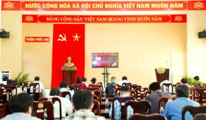 CÁN BỘ, ĐẢNG VIÊN PHƯỜNG PHƯỚC LONG THAM DỰ HỘI NGHỊ TRỰC TUYẾN HỌC TẬP CHUYÊN ĐỀ NĂM 2026