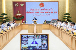 Hội nghị toàn quốc về công tác phòng, chống thiên tai năm 2026