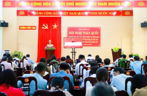 HỘI NGHỊ TOÀN QUỐC NGHIÊN CỨU, HỌC TẬP, QUÁN TRIỆT VÀ TRIỂN KHAI THỰC HIỆN NGHỊ QUYẾT HỘI NGHỊ LẦN THỨ HAI BAN CHẤP HÀNH TRUNG ƯƠNG ĐẢNG KHÓA XIV